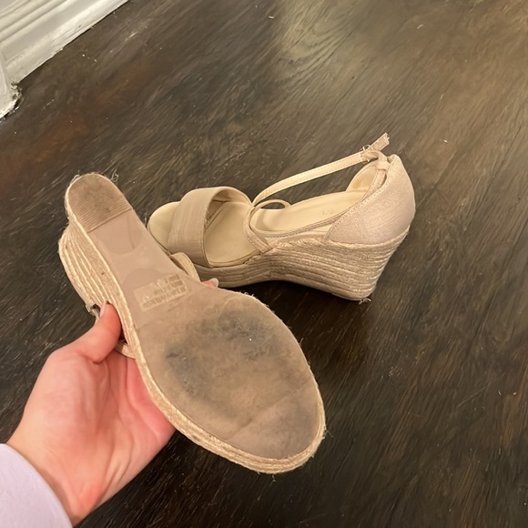 Neutral raffia wedges - Picture 3 of 3